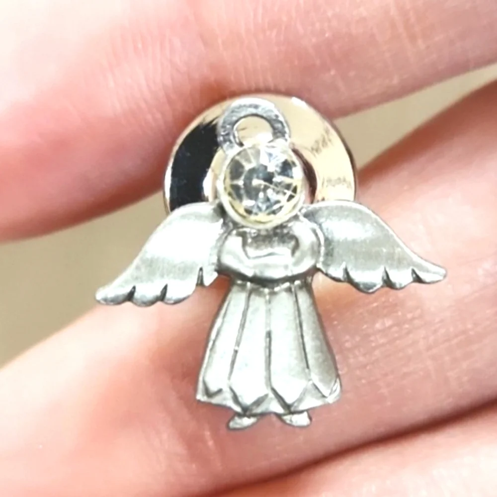 Trio Of Angels Clutch Lapel Pins